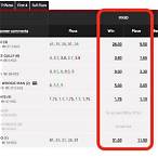 bet odds fixed